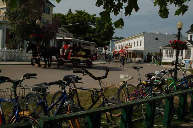 bikes and buggies, that's the transport